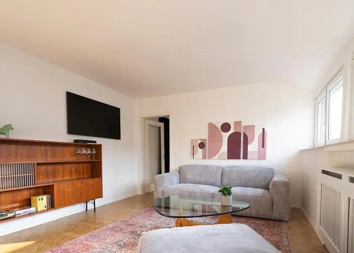 דירה Seerose - W14, Zentral In Bahnhofsnaehe, Kueche, 3 Schlafzimmer אולם